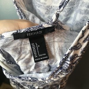 Forever 21 vintage pattern romper